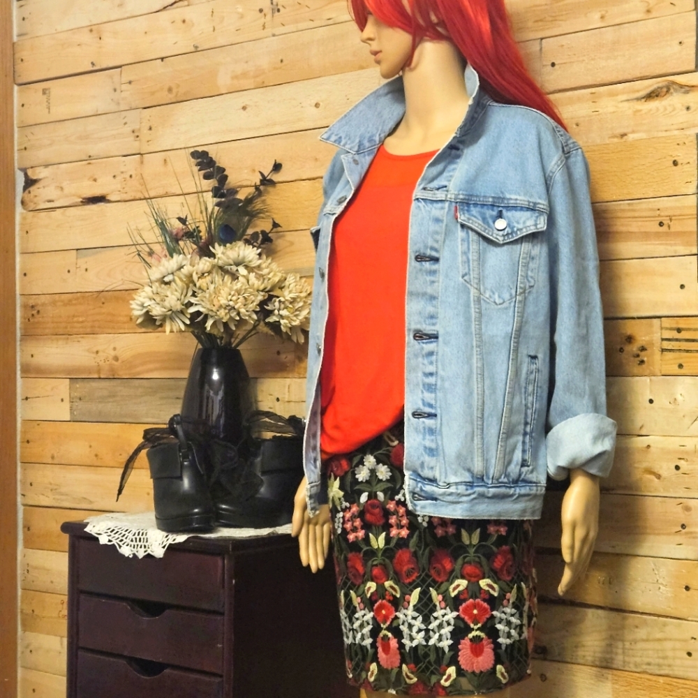 Levi's customized denim jacket